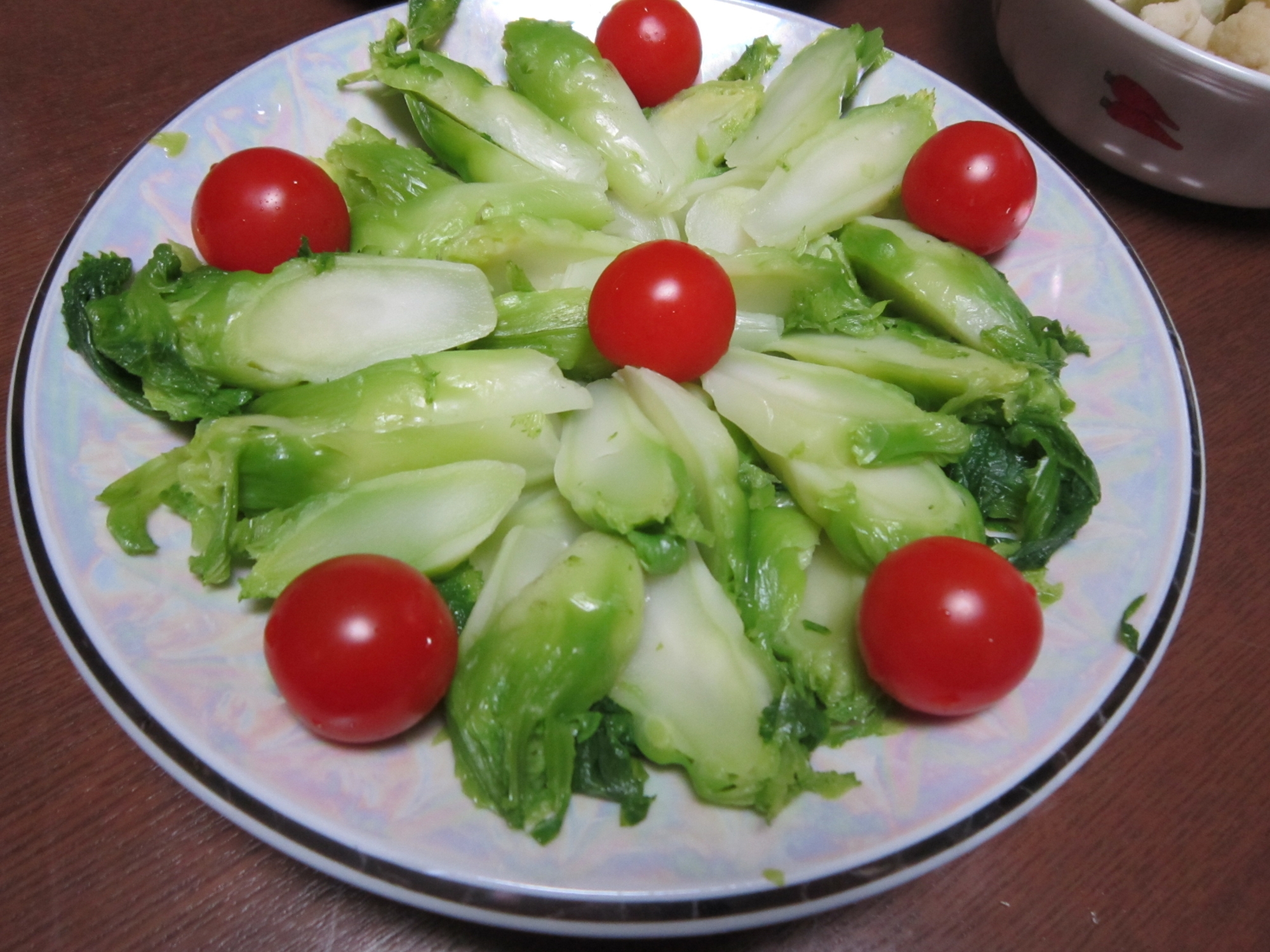 つぼみ菜のサラダ