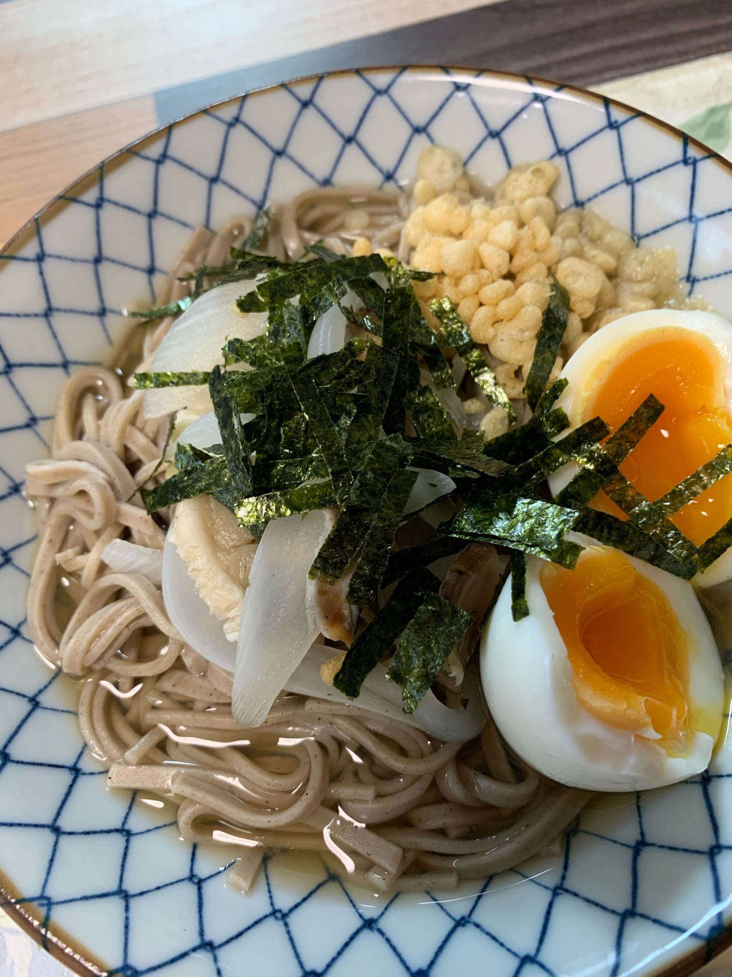 ある物で！干しいたけの出汁香る簡単蕎麦