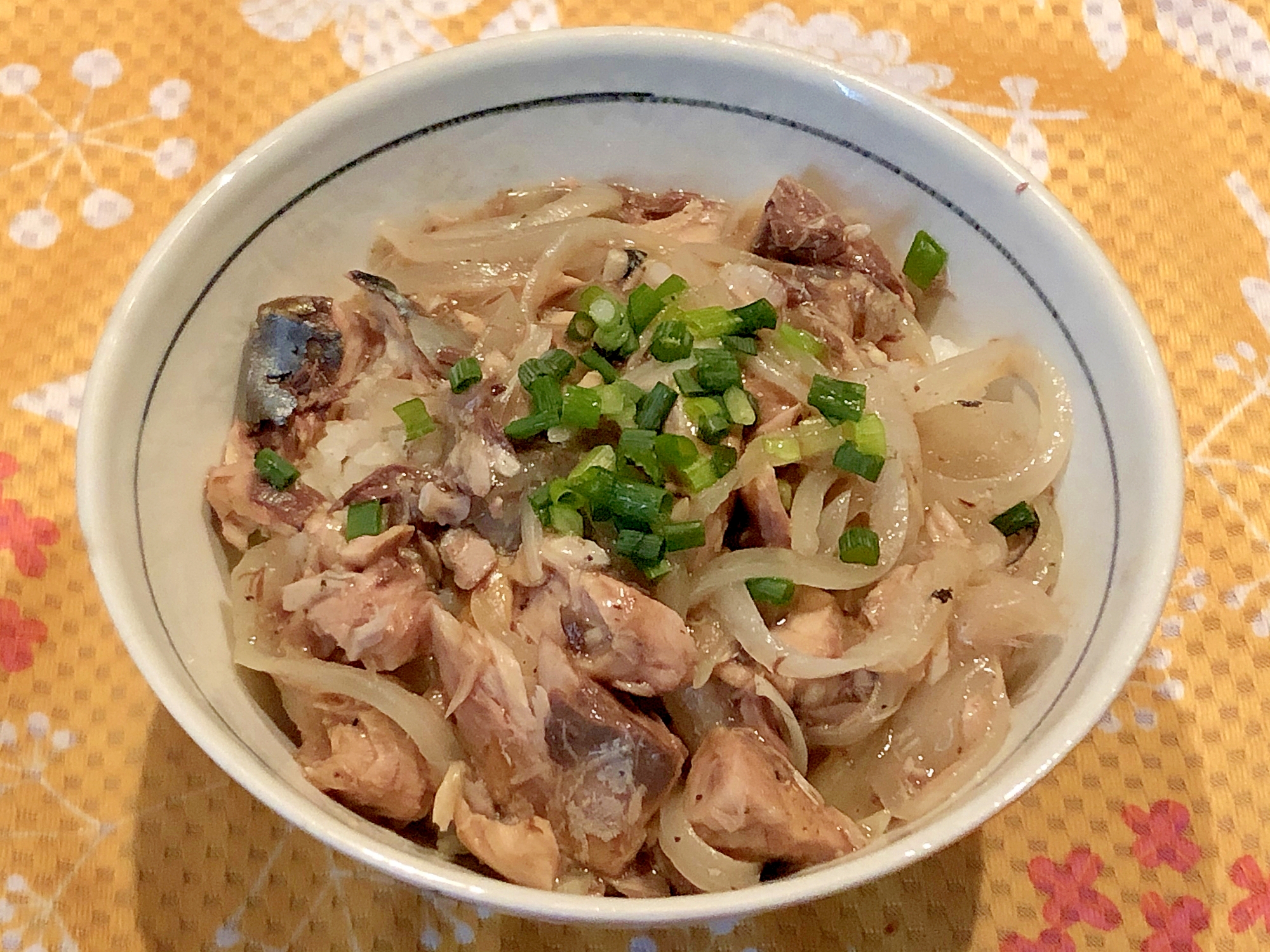 簡単＊サバ缶と玉ねぎのあんかけ丼