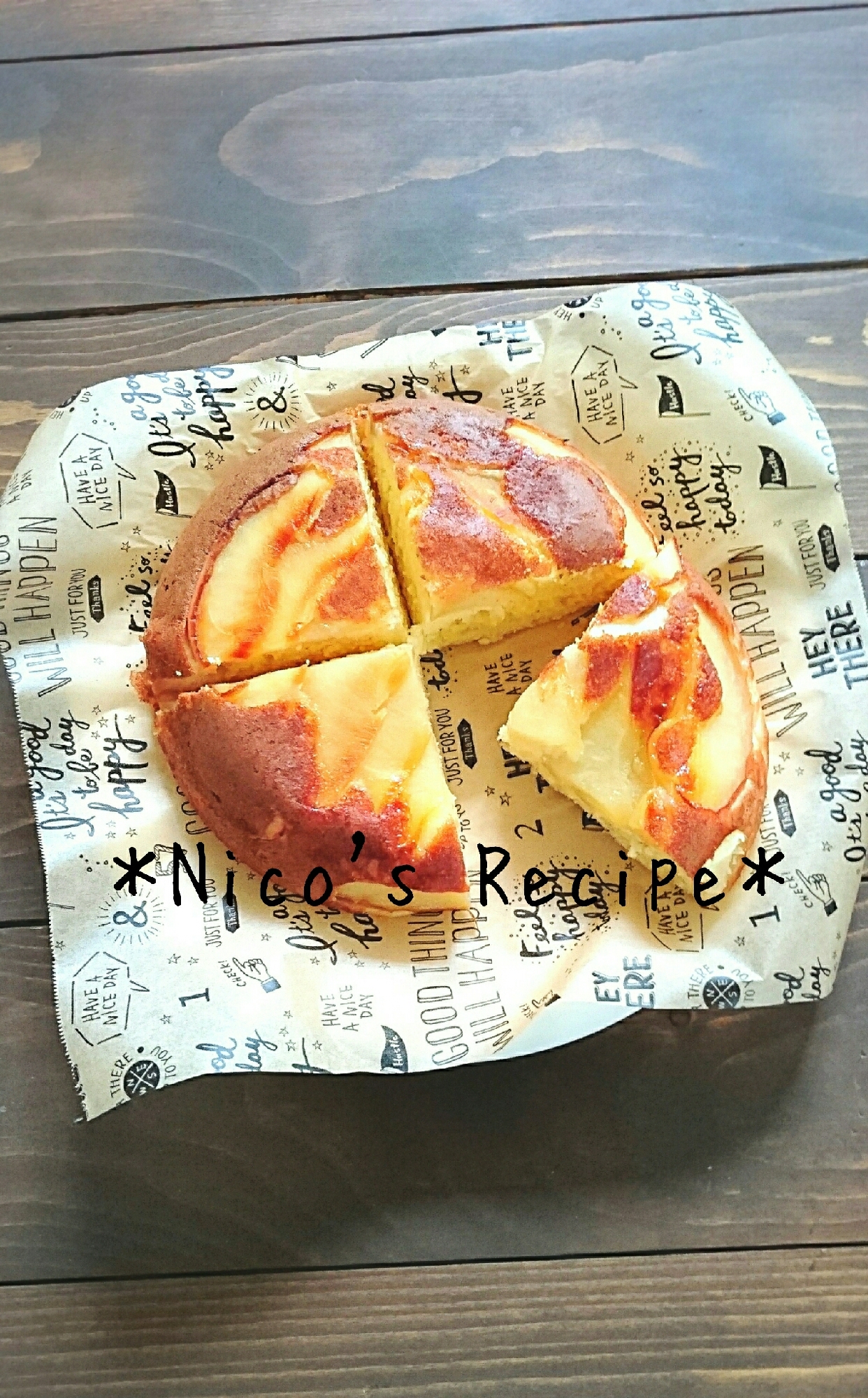 炊飯器で簡単すぎる りんごケーキ レシピ 作り方 By Nico 楽天レシピ