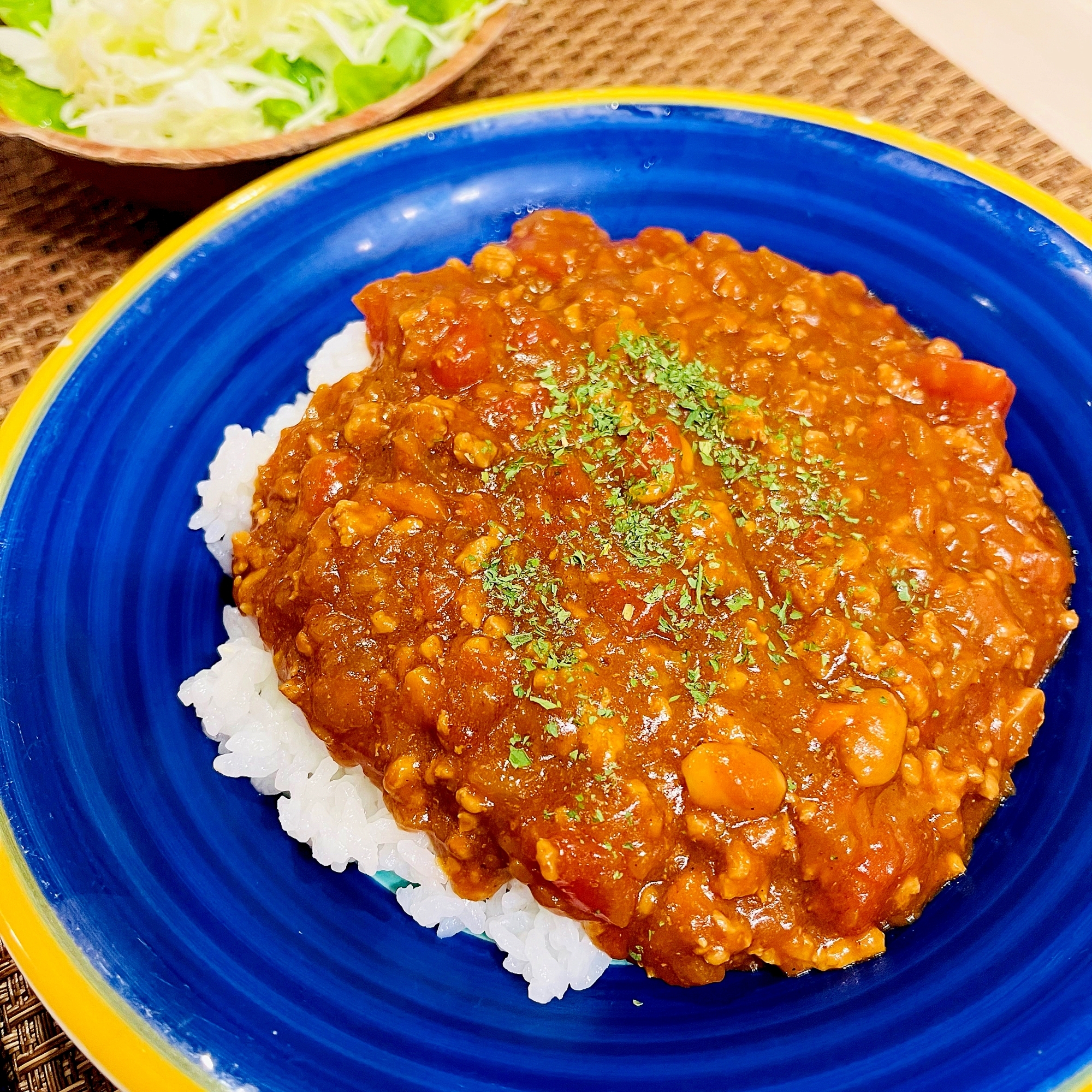 ★節分の豆★キーマトマトカレー