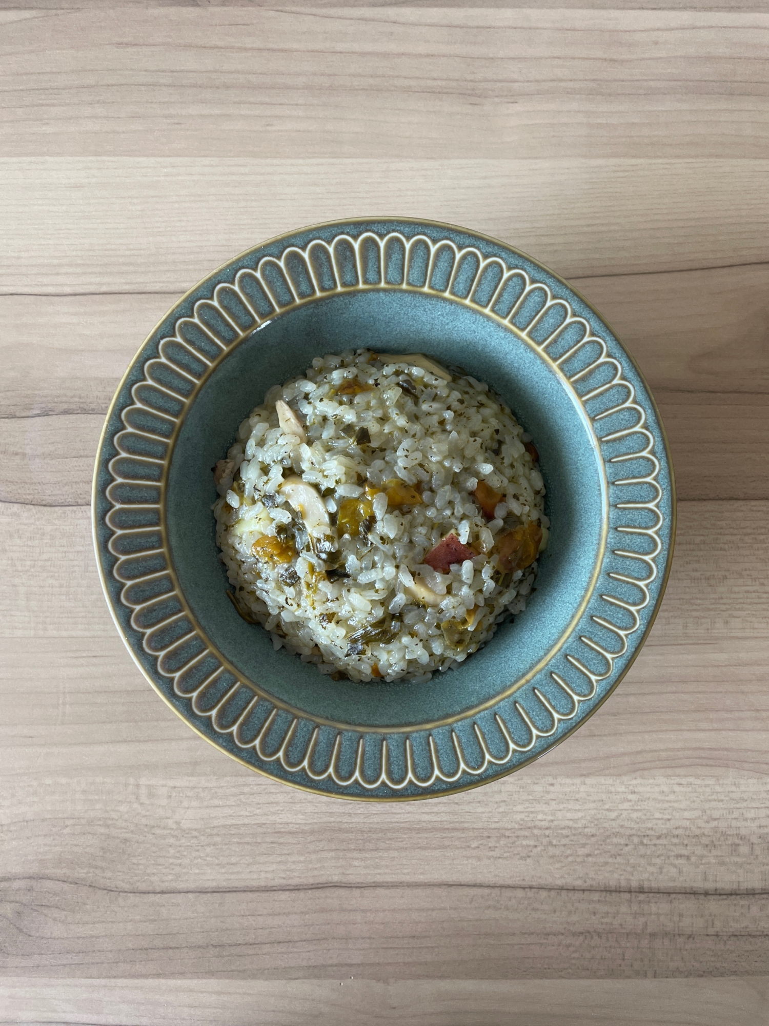 薩摩芋とエリンギの本味醂梅ごはん