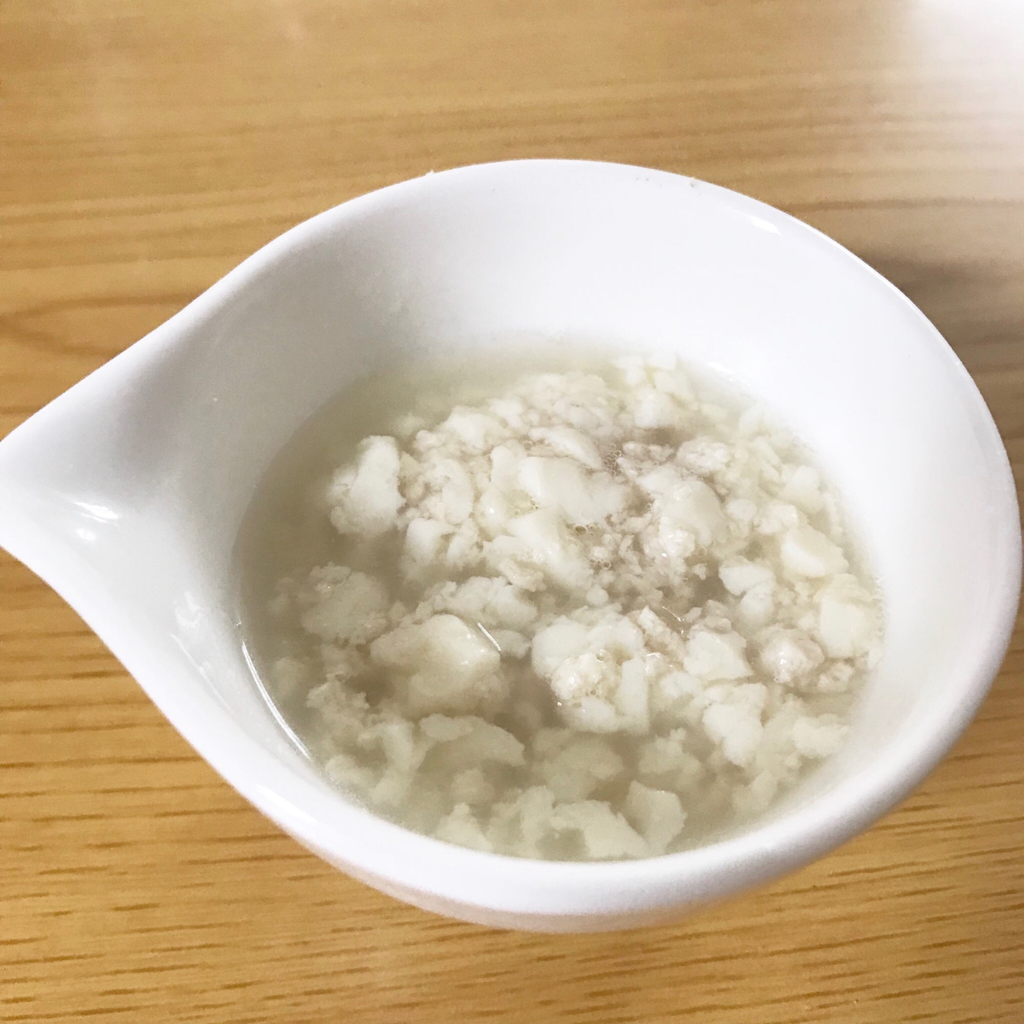 【離乳食】肉豆腐