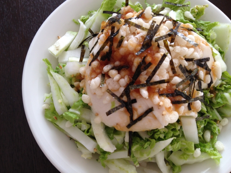 白菜と豆腐のサラダ〜おろしポン酢仕立て〜