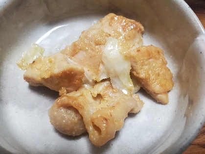 鶏肉とキャベツの味噌炒め