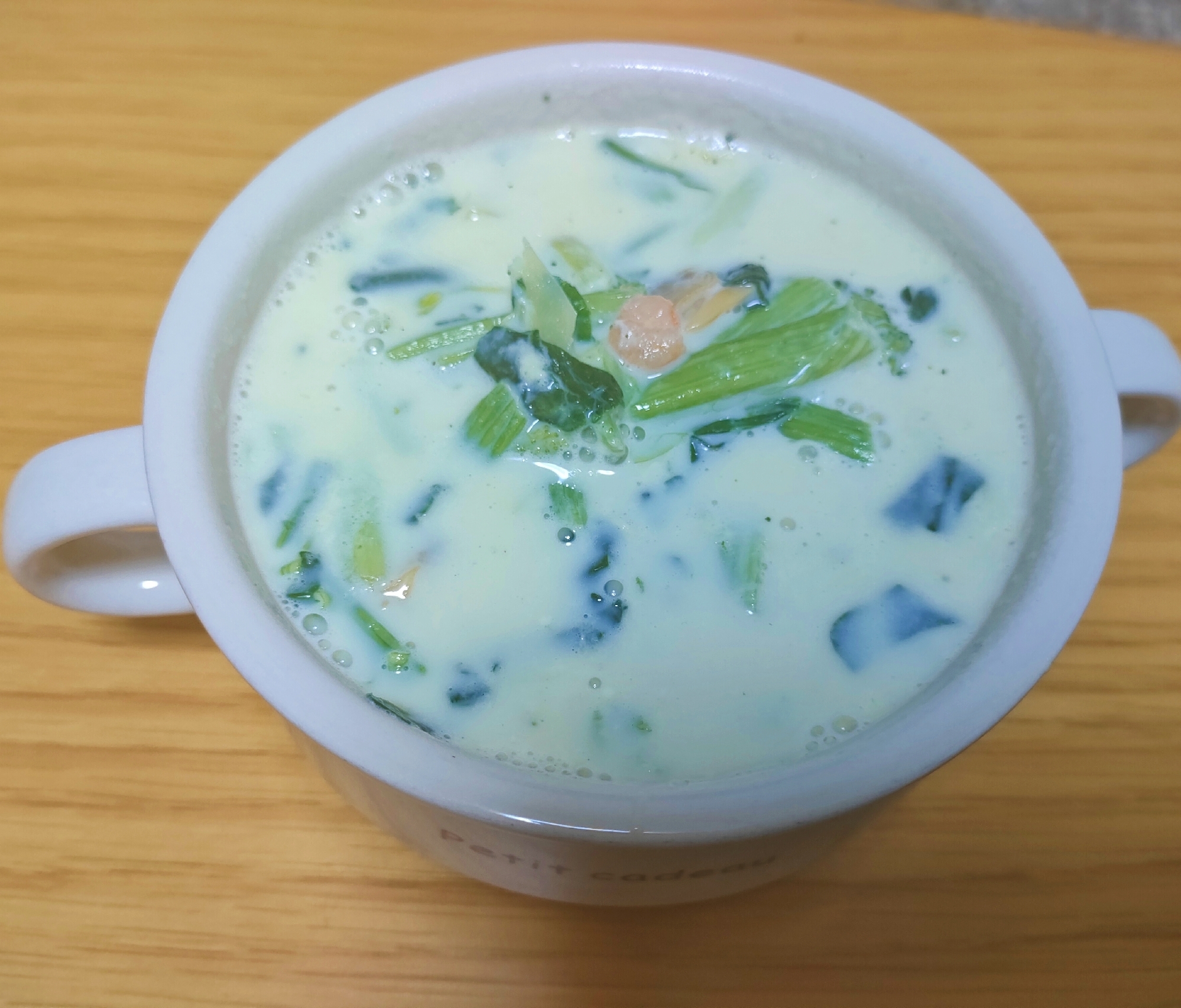 海鮮豆乳スープ