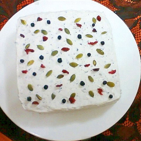 ズコットケーキのドライフルーツトッピング レシピ 作り方 By 気まぐれみけにゃん 楽天レシピ