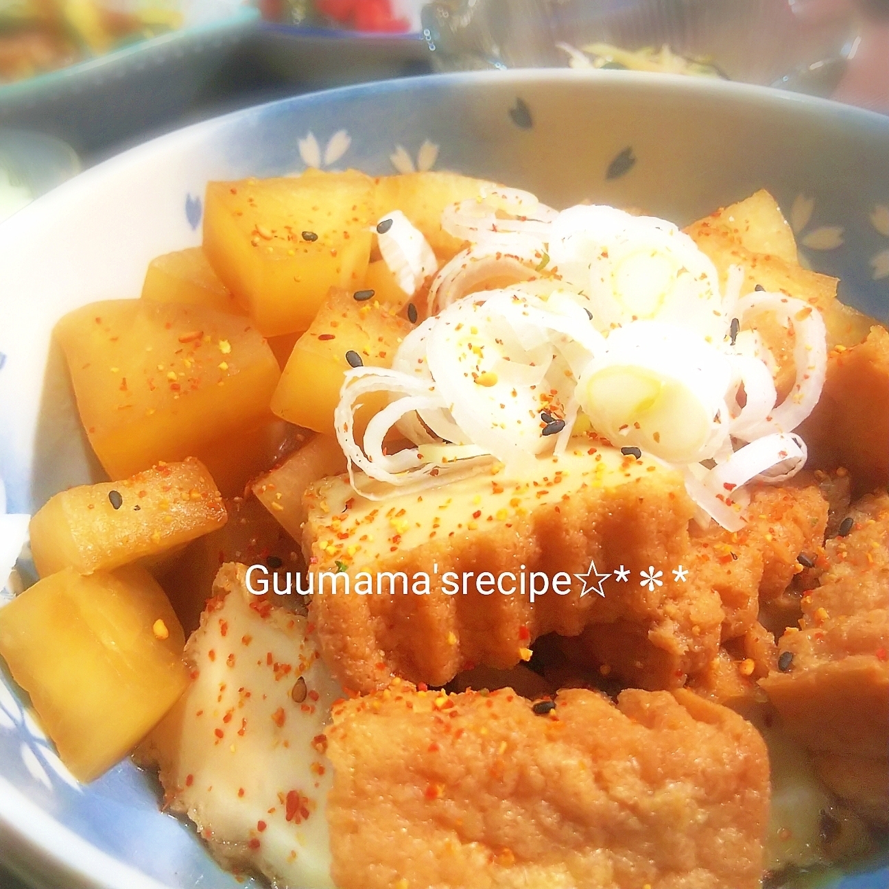 素朴さがいい♡煮るだけ10分♡大根と厚揚げの煮物