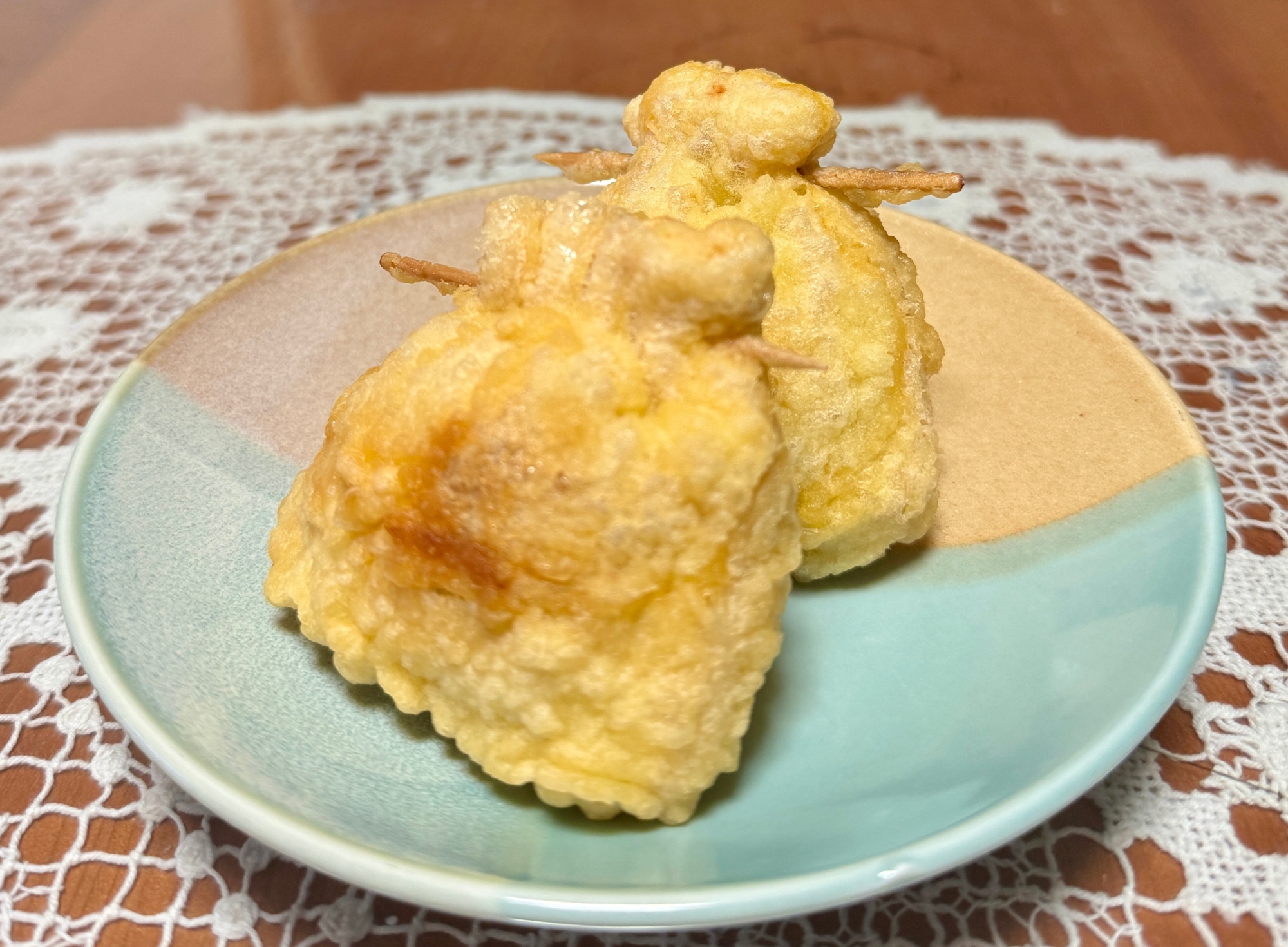 お弁当に！納豆とチーズと油あげの巾着☆天ぷら