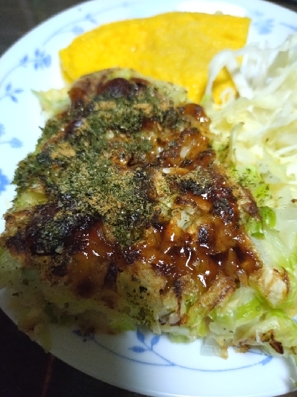 長芋と米粉で作るお好み焼き