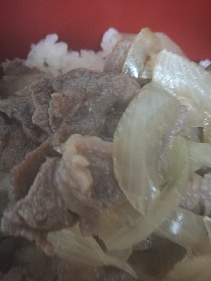 料理の合間にできちゃう！お手軽牛丼