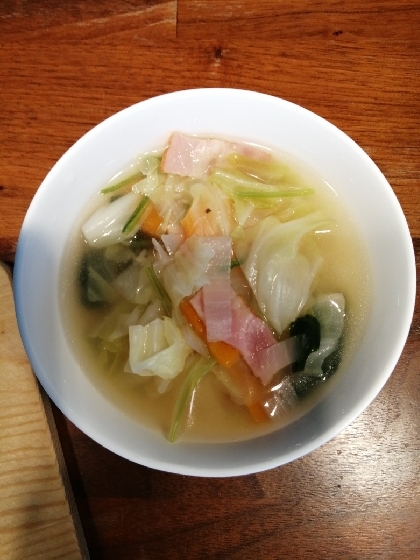 野菜スープ(和風)