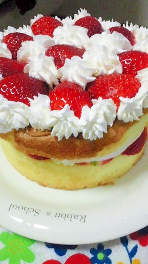 超簡単ショートケーキ レシピ 作り方 By 水色ペンシル 楽天レシピ