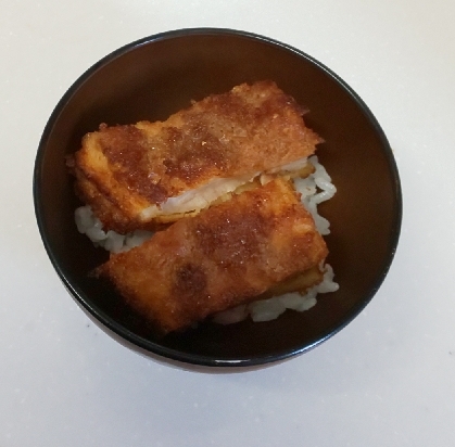 ソースカツ丼、夕飯に作りました☘️とてもおいしかったです✨
レポ、ありがとうございます(*^ーﾟ)