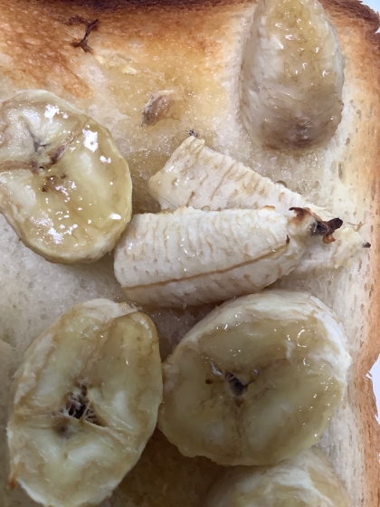 完熟バナナのハニートースト