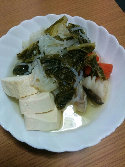冬の定番！豆腐と白菜の鍋