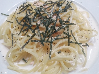 クリームたらこパスタ