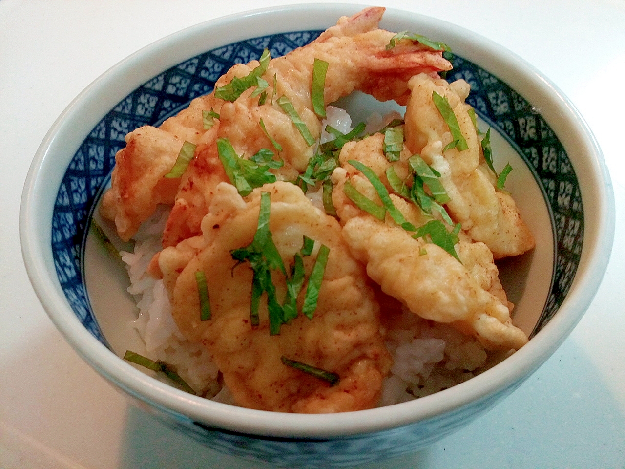 えび・いか天丼