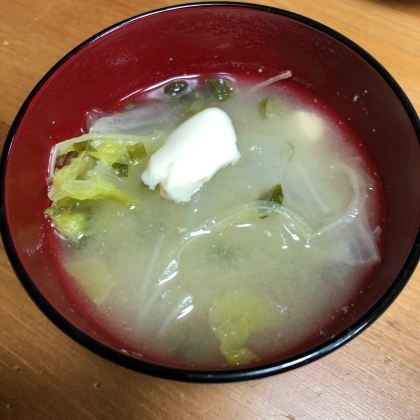 豆腐大根白菜の具沢山味噌汁