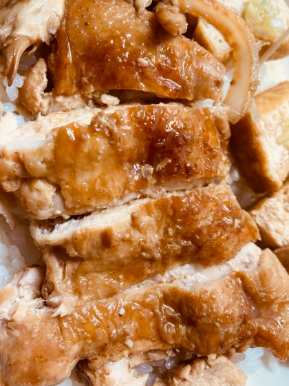 鶏の生姜焼き。