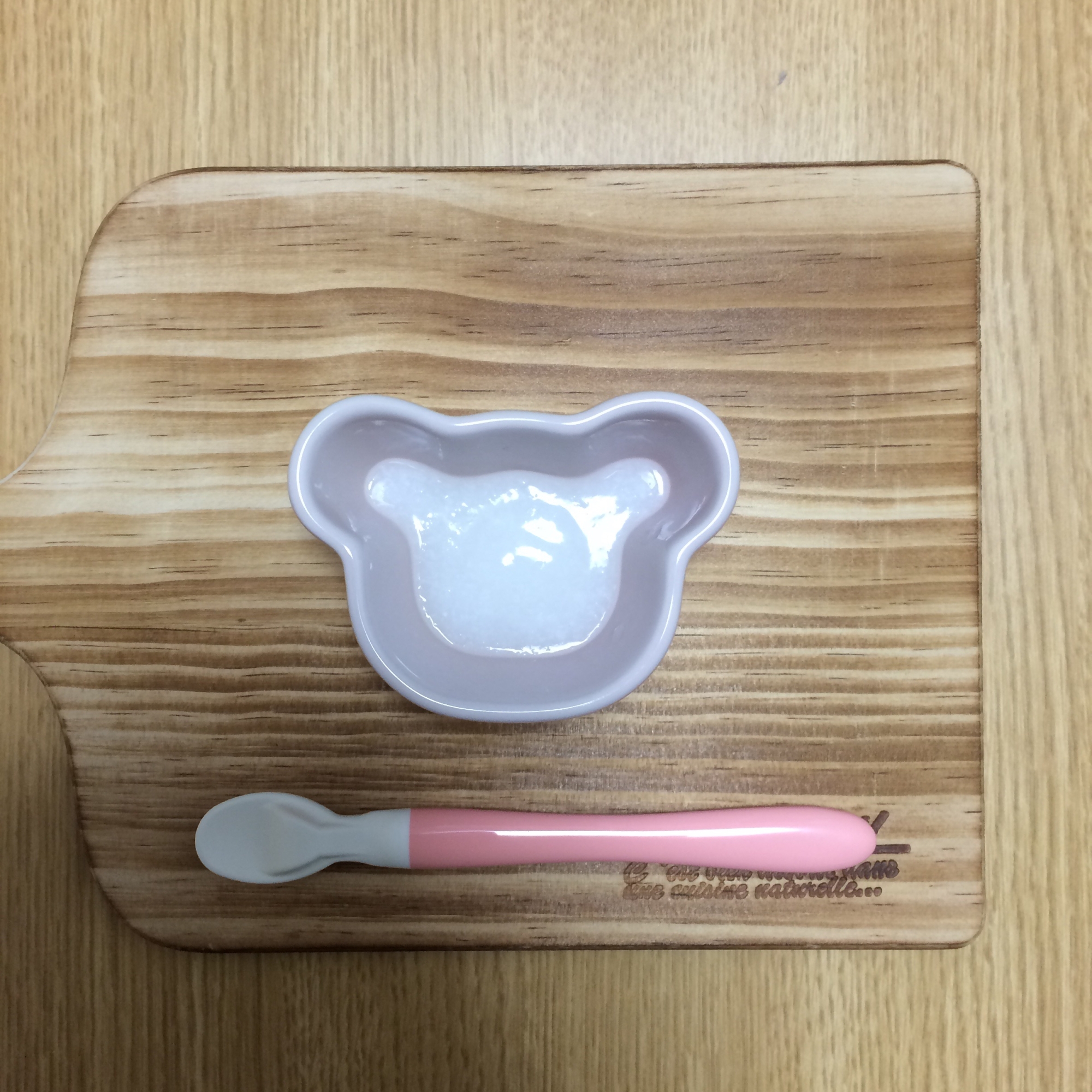 レンジで簡単!裏ごしなしの10倍粥!