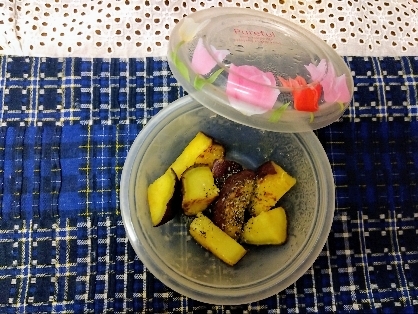 ほっこり美味♡さつまいもの甘辛煮