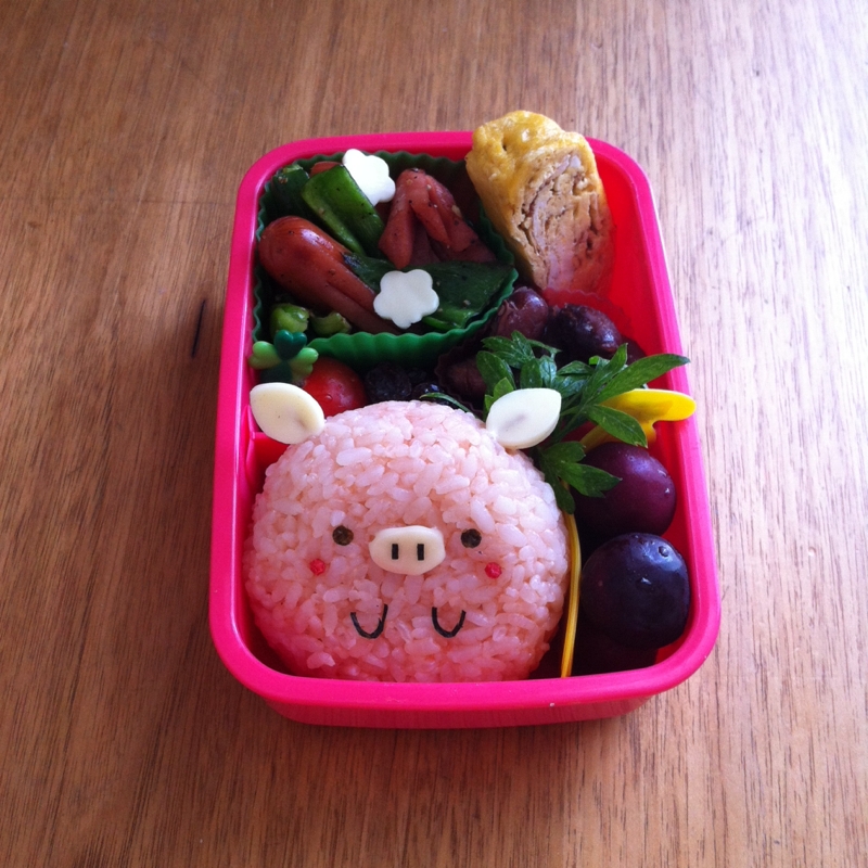 ぶたさんキャラ弁 レシピ 作り方 By Asa 楽天レシピ