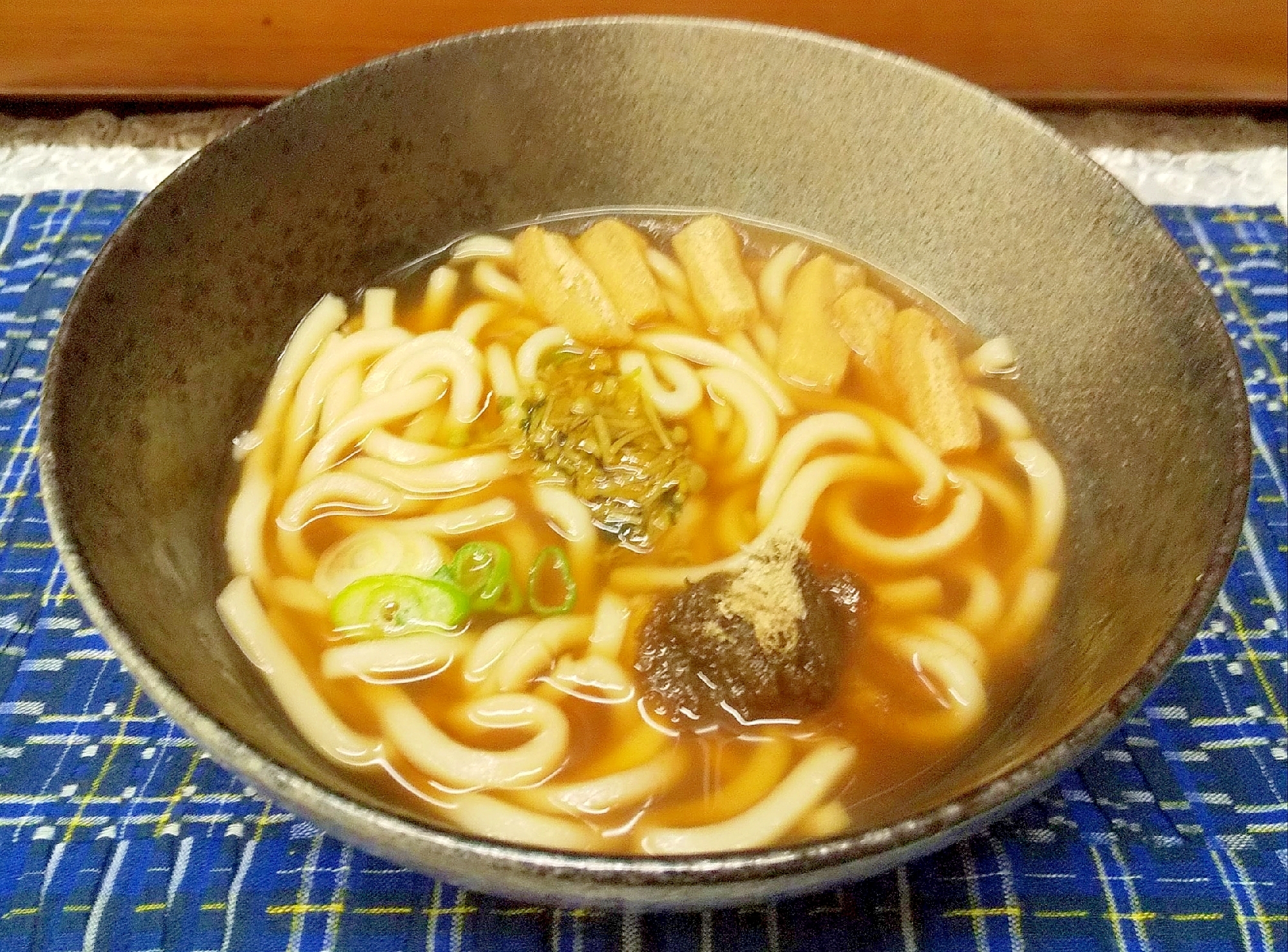 味付き揚げうどん