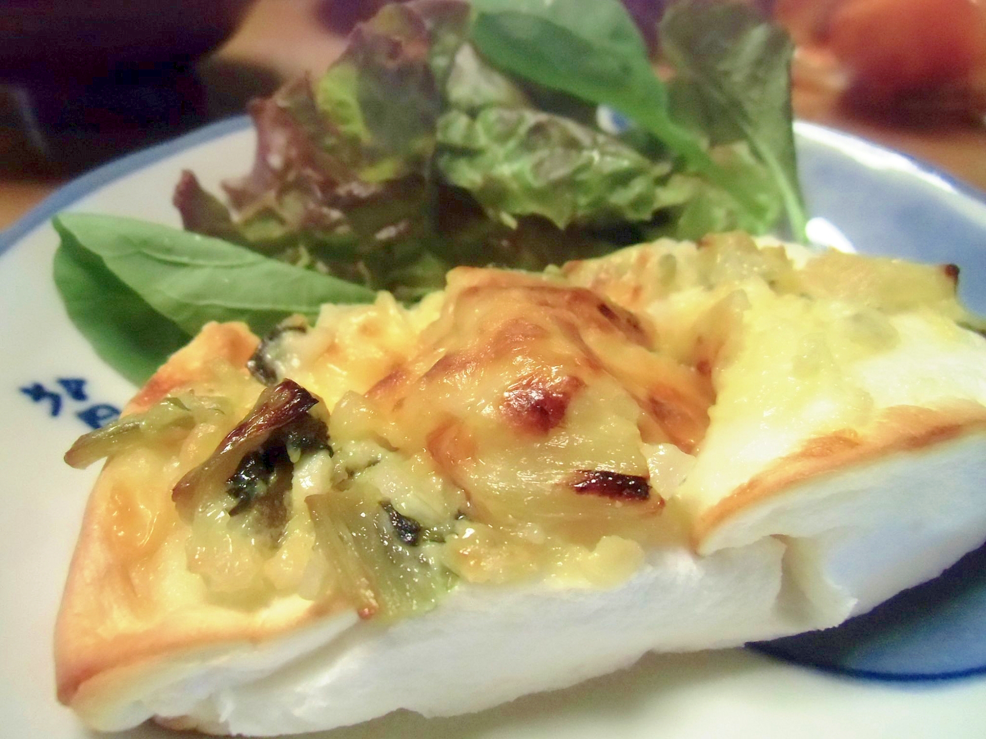 ふわふわはんぺんのわさびチーズ焼き