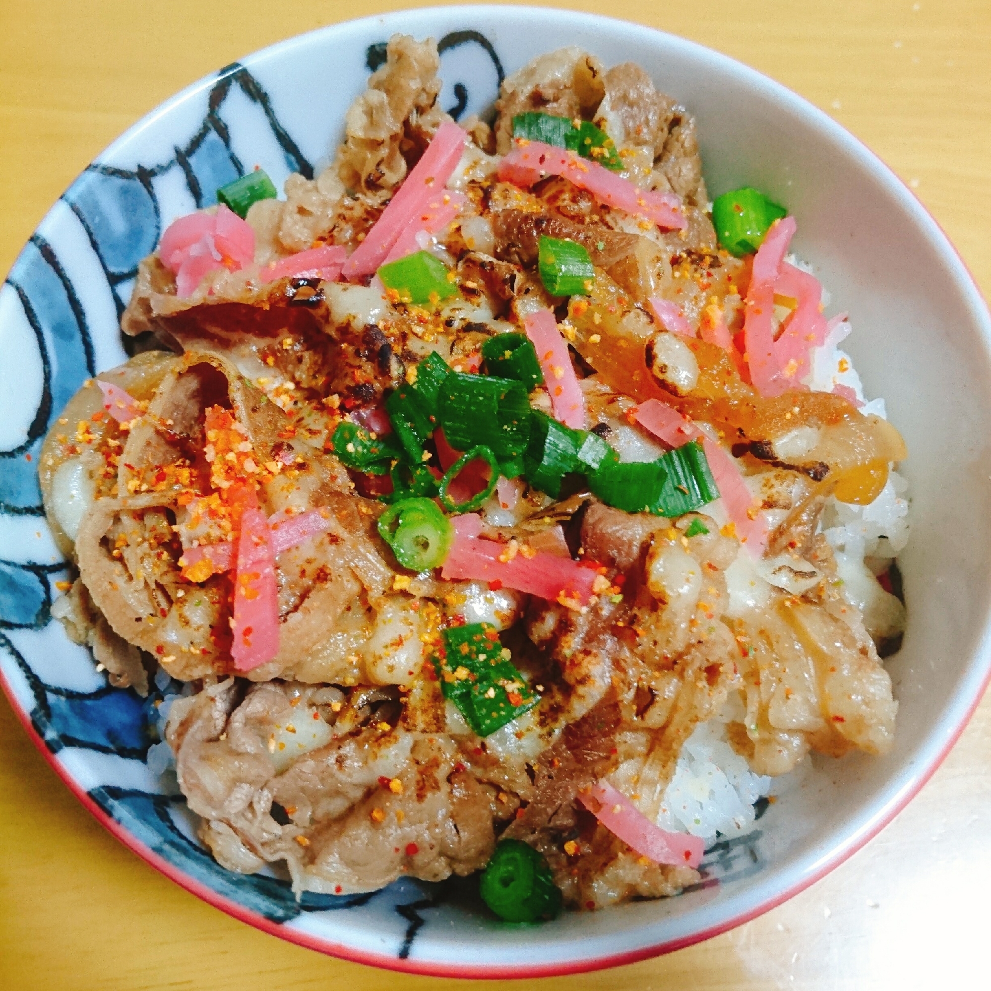 家松屋☆炙りチーズとネギ牛丼