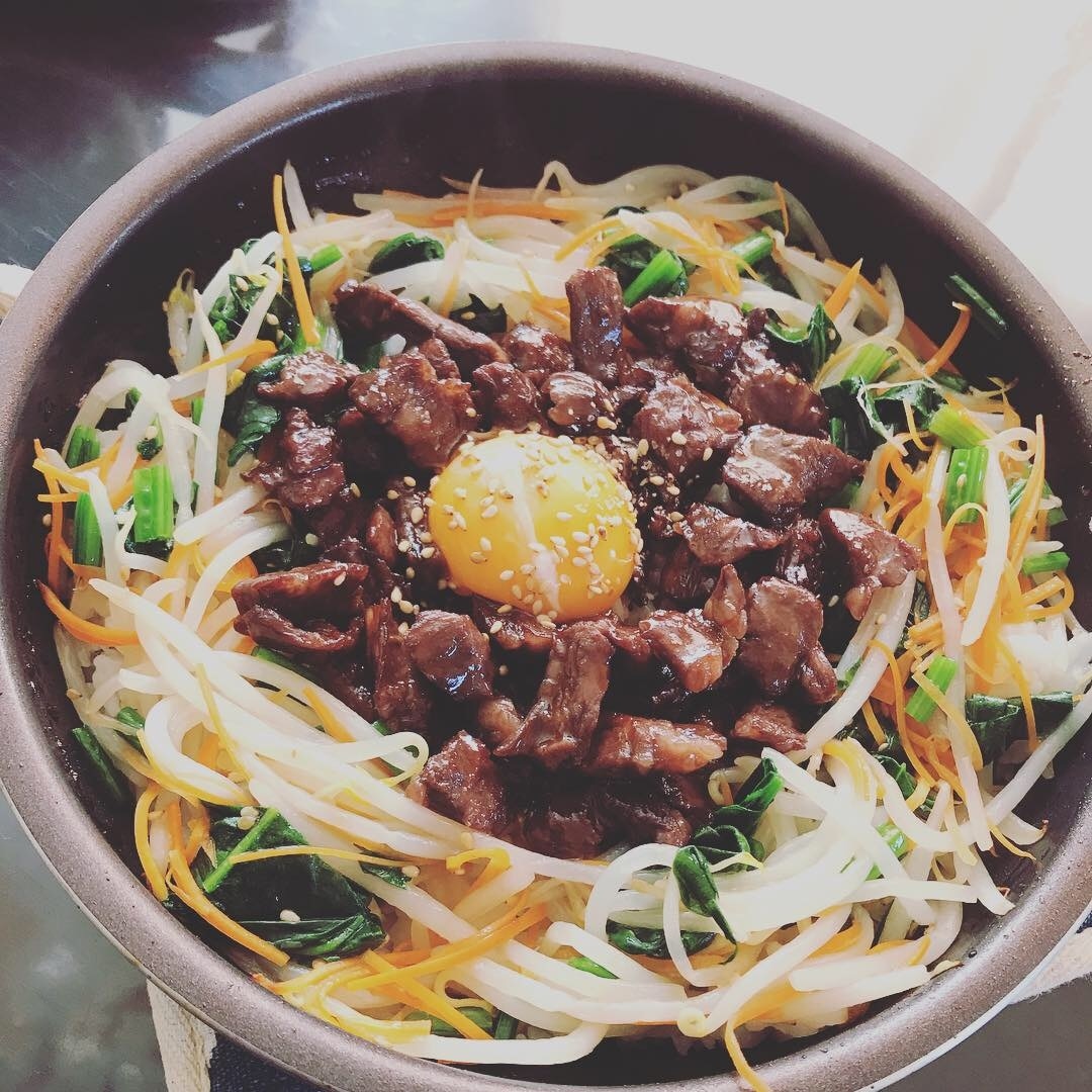 簡単！手軽にフライパンでビビンバ レシピ・作り方 by ぺいすけ - 楽天