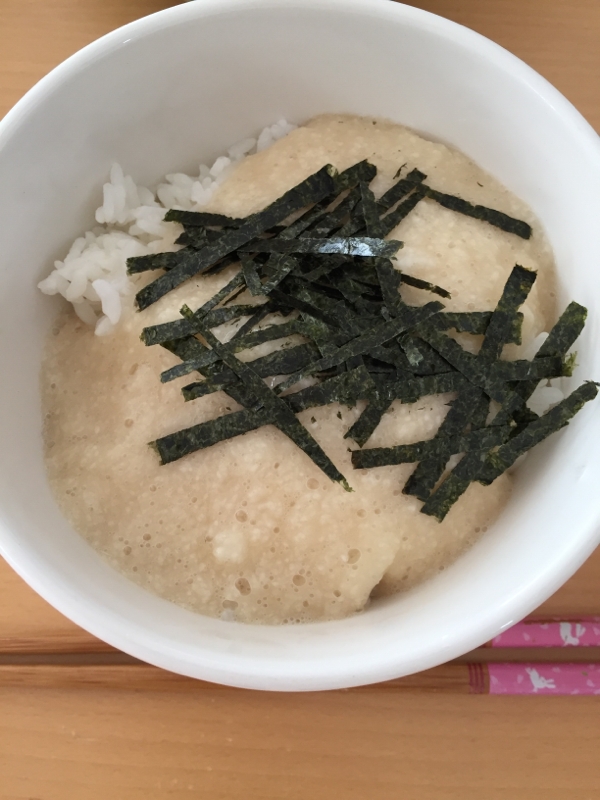 5分で美味しい、とろろ丼♪