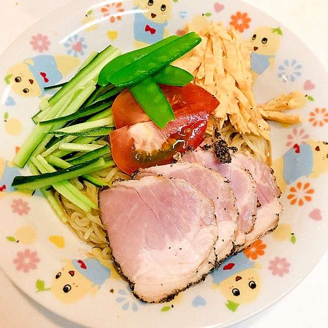 お中元頂きました☆ペッパーハムで冷やし中華