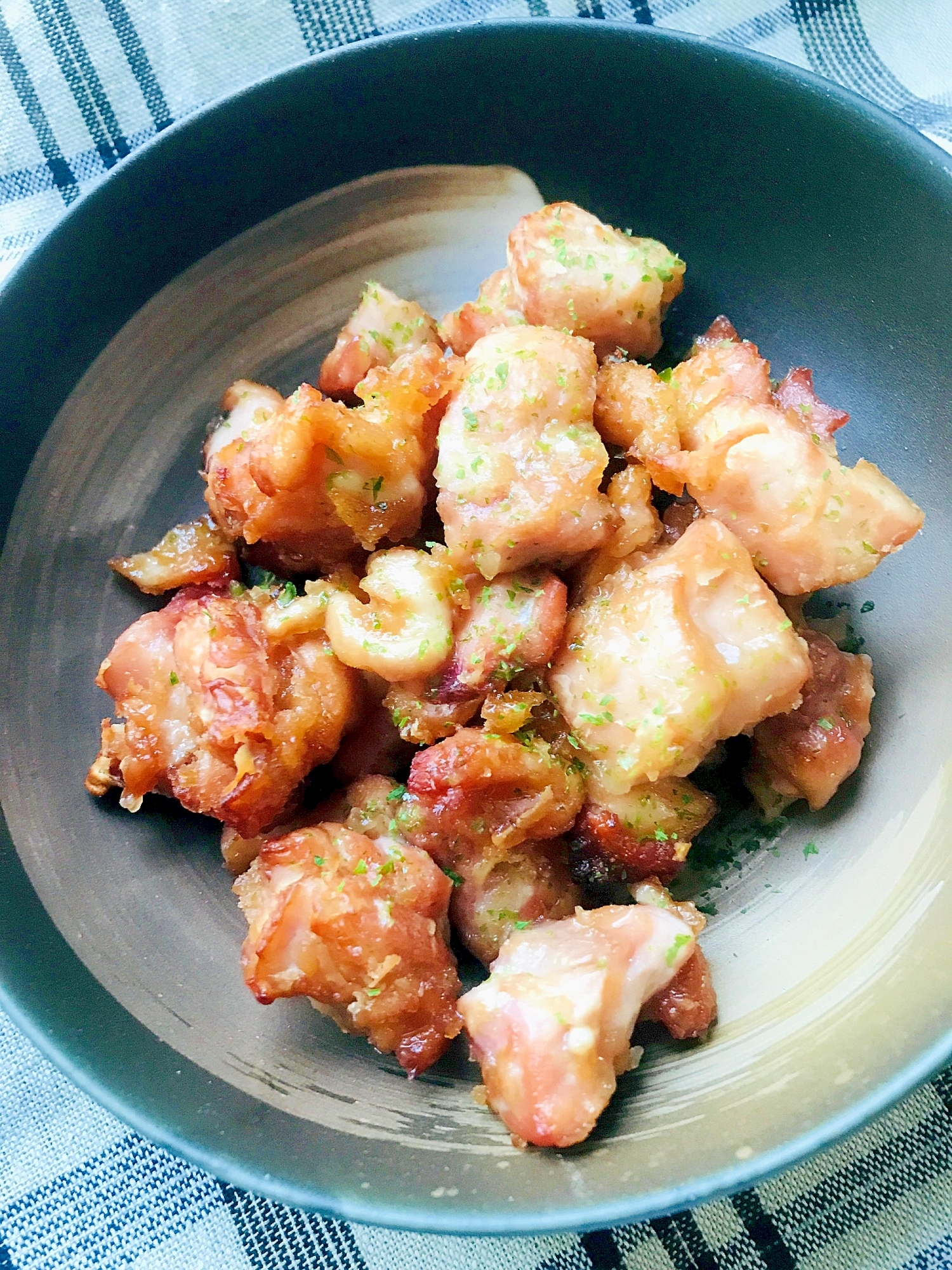 オーブンで仕上げる 鶏むね肉のしっとり唐揚げ風 レシピ 作り方 By Bistromiti R 楽天レシピ