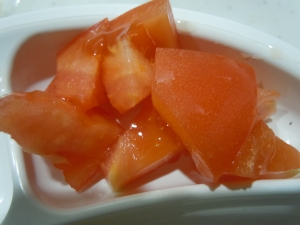 シンプル☆トマトのオリーブオイルと柚子和え