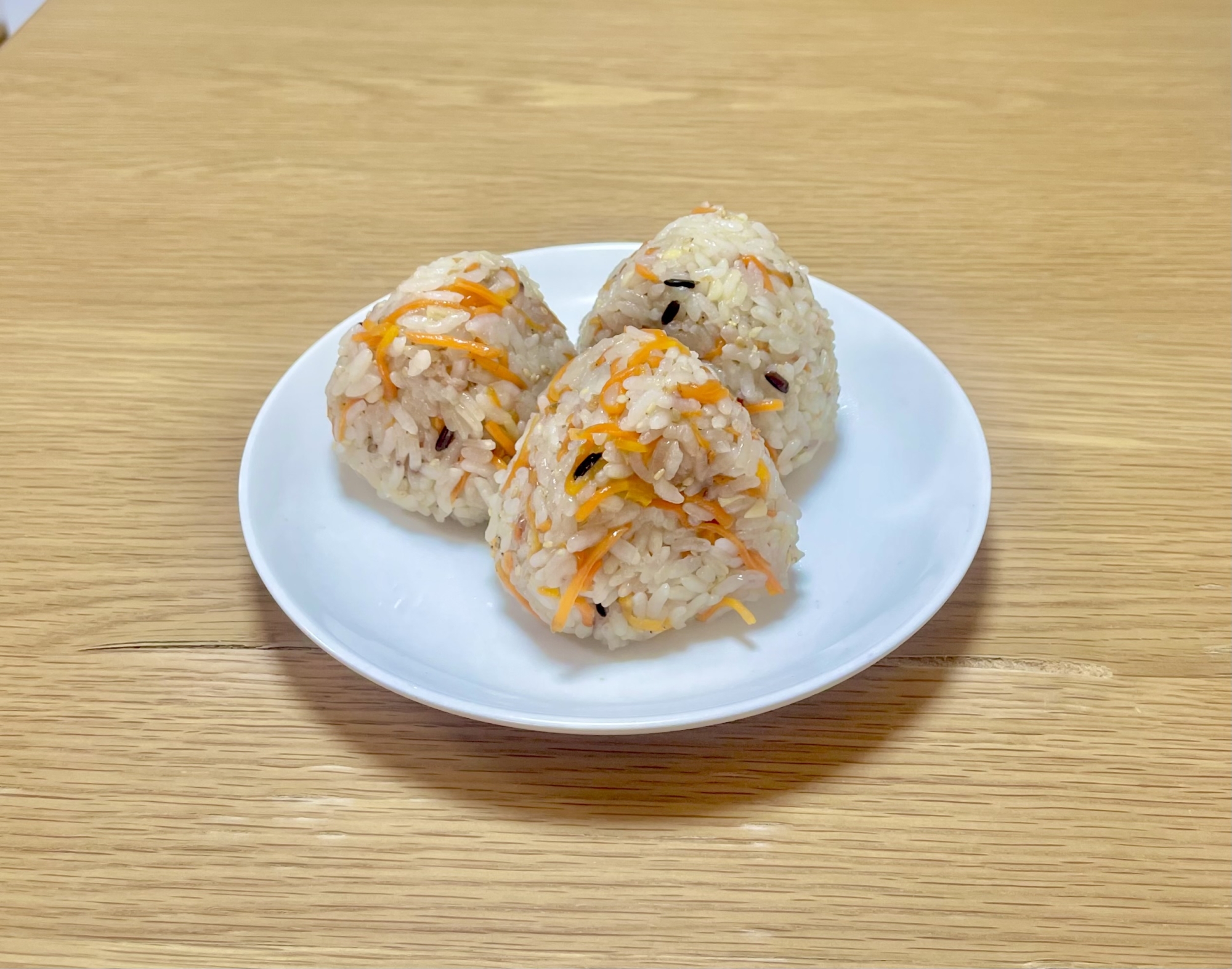 ゆる四毒抜き◆人参ご飯のおにぎり