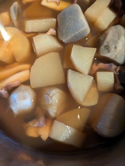 いかと里芋の煮物☆大根いり☆郷土料理