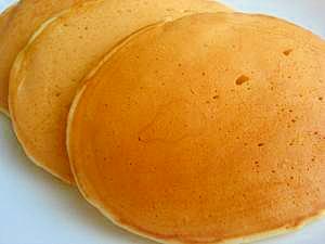 朝はあっさりと リンゴジュースでパンケーキ レシピ 作り方 By Sundisk 楽天レシピ