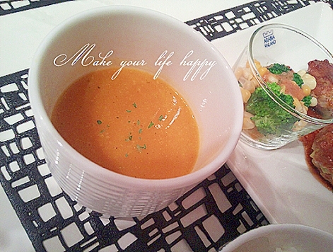 簡単☆かぼちゃのスープ（生クリーム、牛乳なしで）