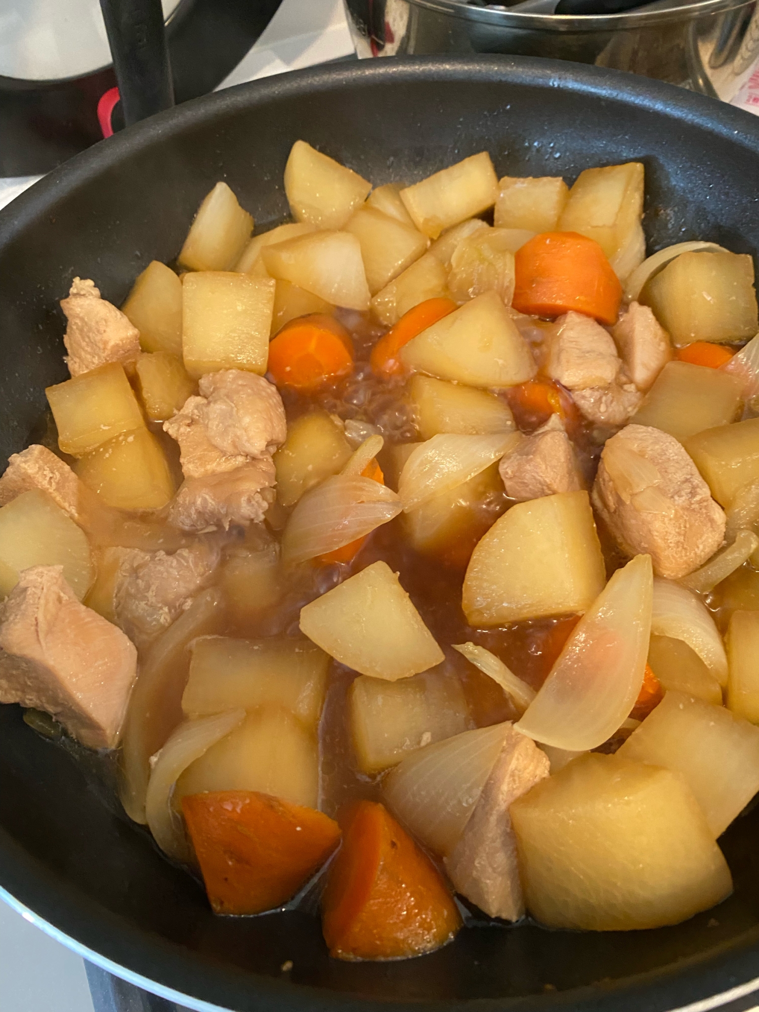 大根と鶏胸肉の煮物