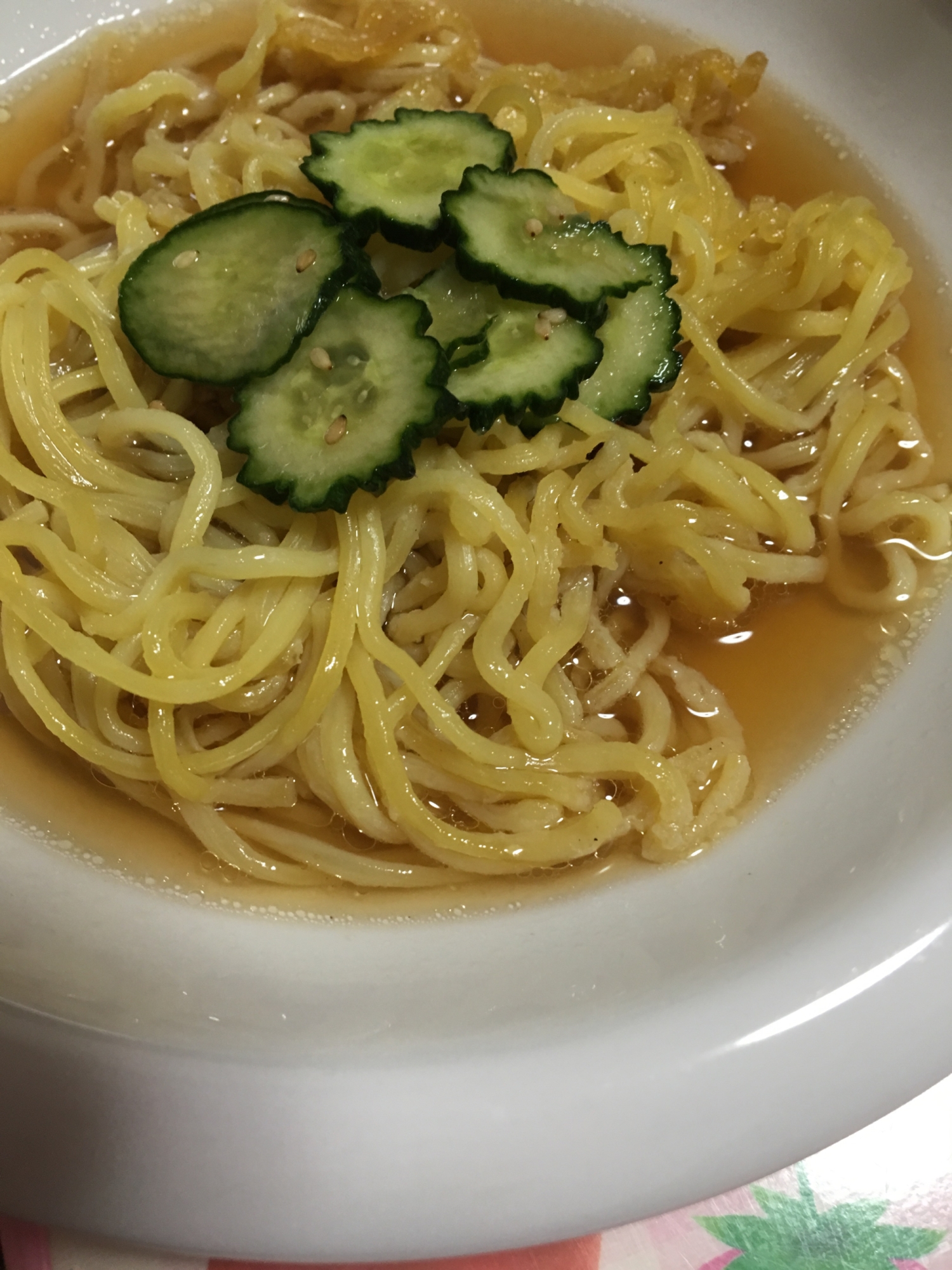 冷たく冷やした☆揚げ麺(*^^*)中華あんかけそば