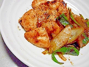 簡単♪しっとり鶏ムネ肉の塩麹バター焼き♪