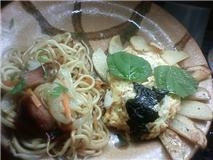 夏休みは簡単に☆焼きそばプレート