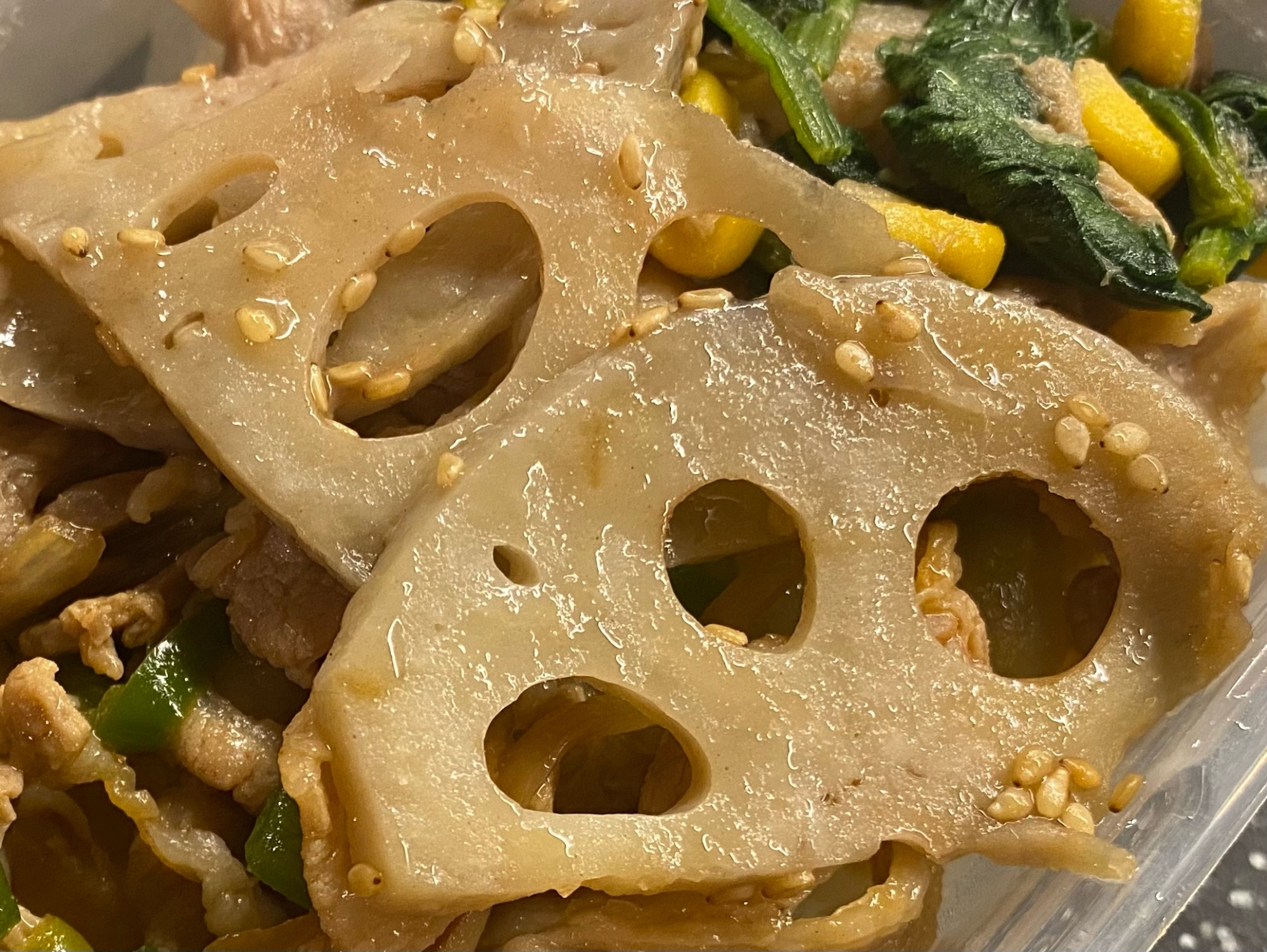 お弁当に！蓮根のきんぴら