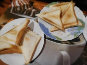 ブルーベリージャムとクリームチーズのホットサンド レシピ 作り方 By だんご7 楽天レシピ