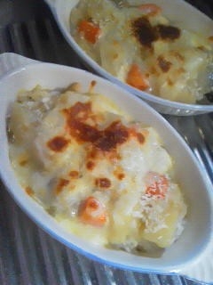 ホワイトシチューでチーズドリア レシピ 作り方 By 名前はまだない 楽天レシピ