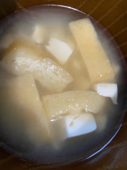 豆腐と揚げのみそ汁