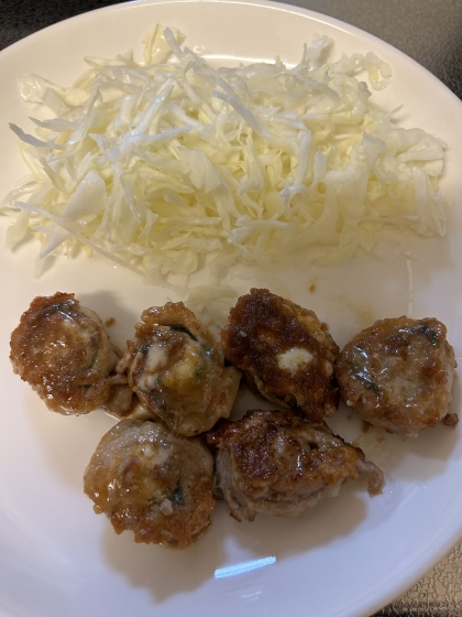 焼きにくのタレでご飯が進む！豚バラしそチーズ巻き