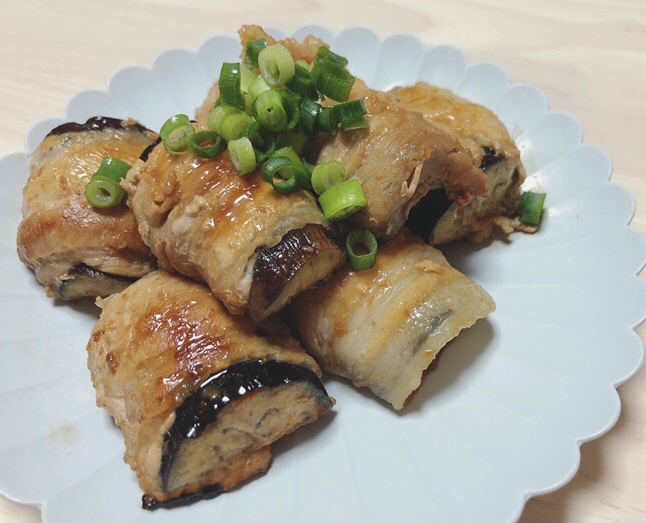 簡単!ナスの豚肉巻き!