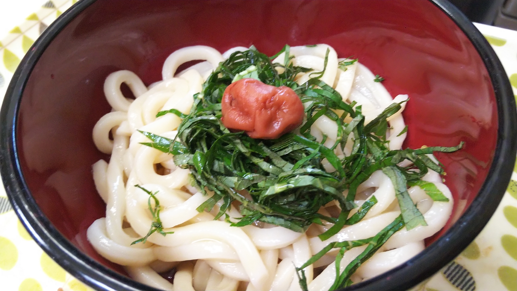 梅しそうどん